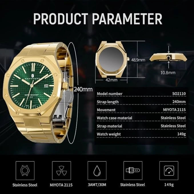 Sapphero Orion Milano Gold