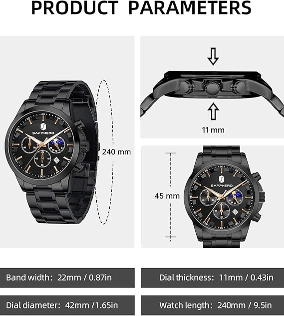 Sapphero Royal Black