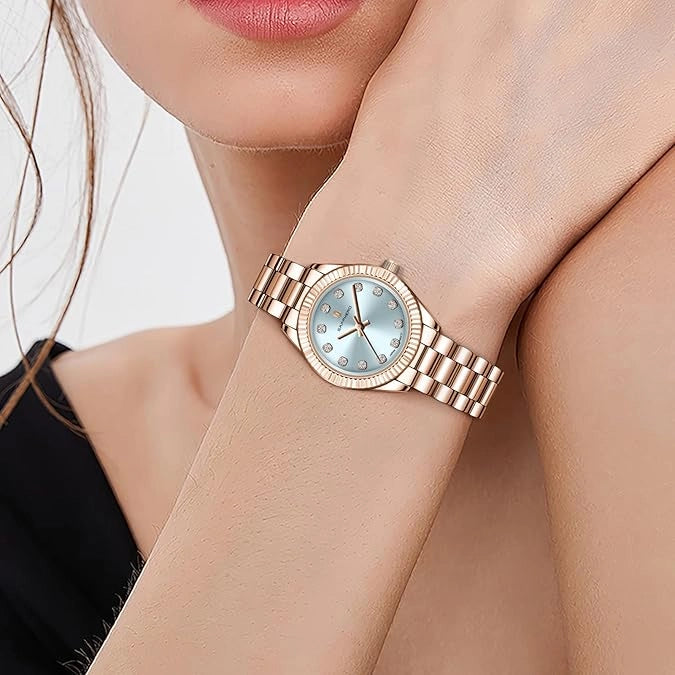 Relógio Feminino Sapphero Lily Rose Gray