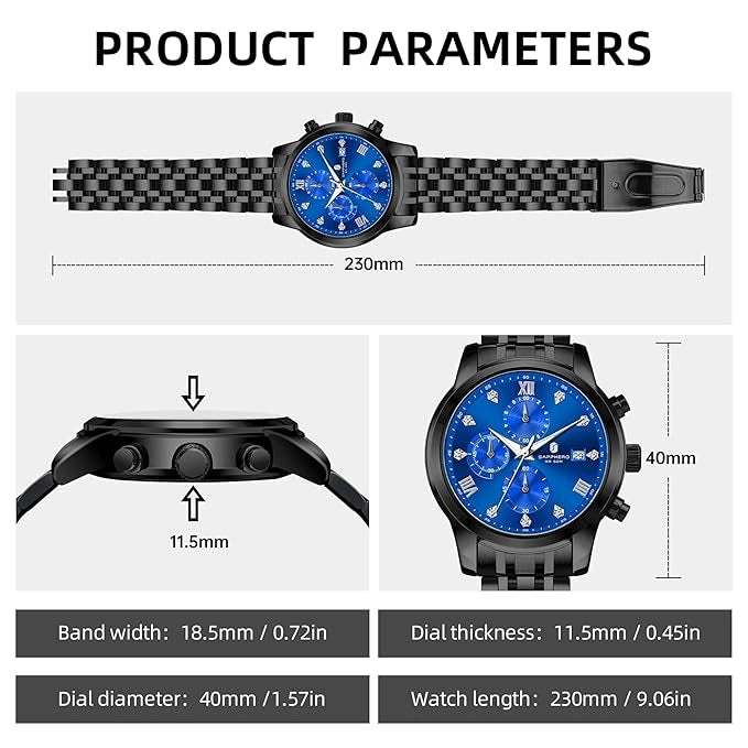 Sapphero Legacy Black Blue