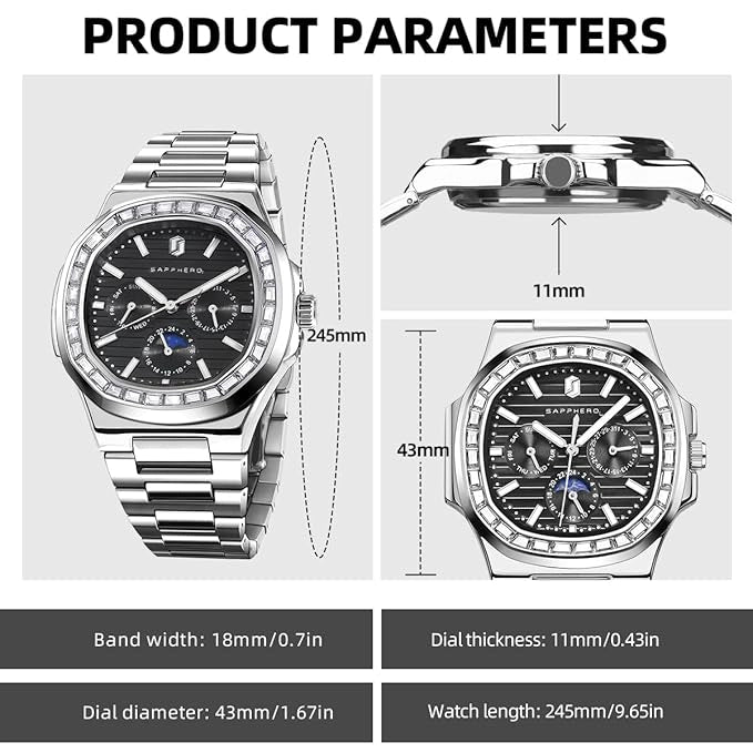 Sapphero Horizon Black
