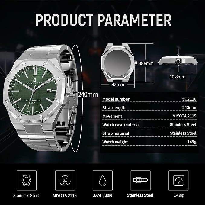 Sapphero Orion Milano Green