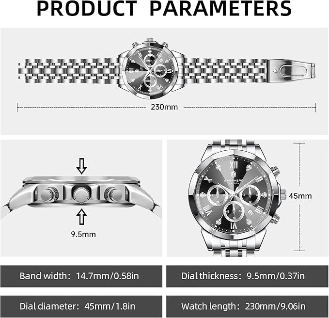 Sapphero Diamond Silver Black