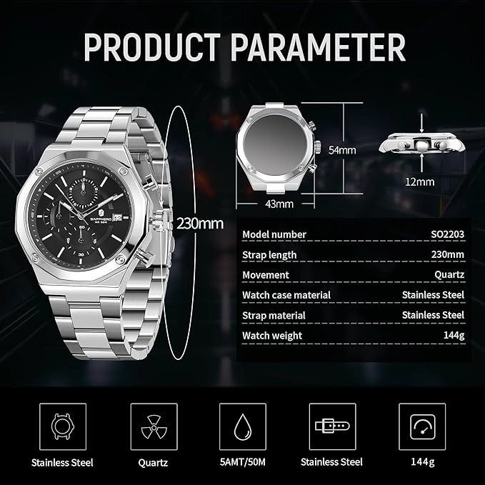 Sapphero Imperial Silver Black