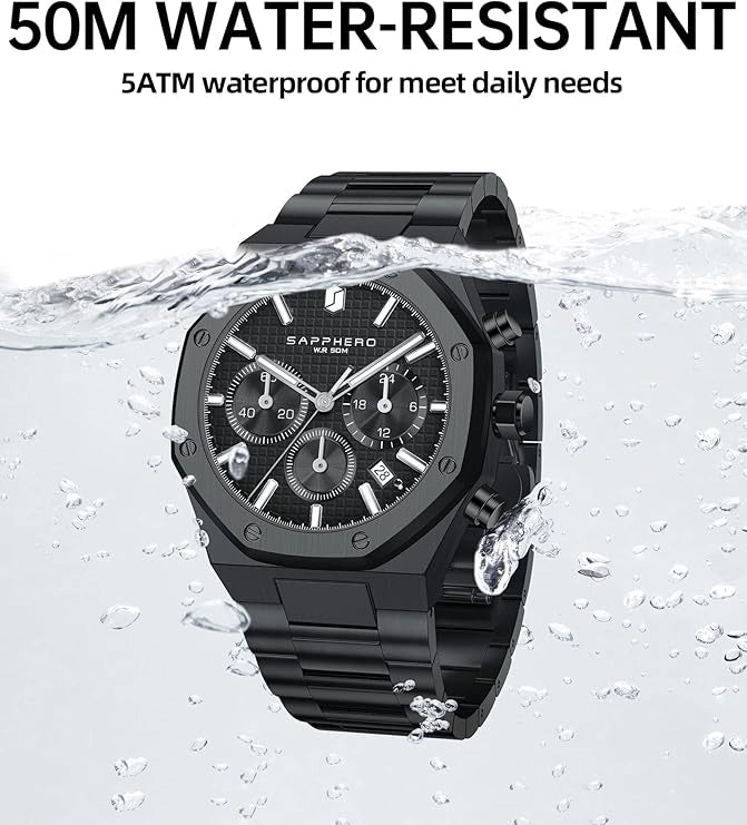 Sapphero Steel Black