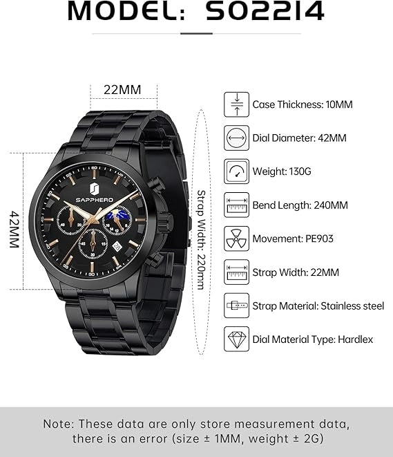 Sapphero Royal Black