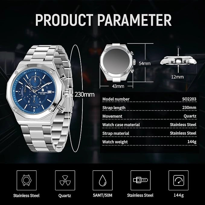 Sapphero Imperial Silver Blue