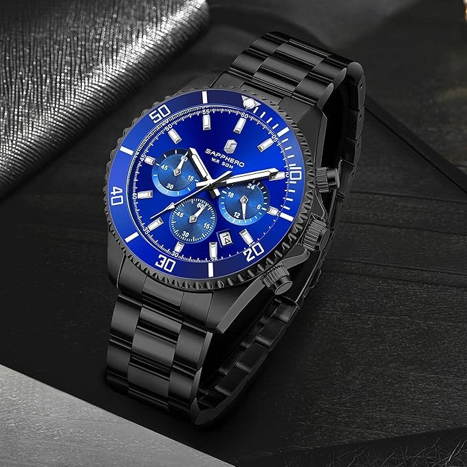 Sapphero Nautilus Blue Black