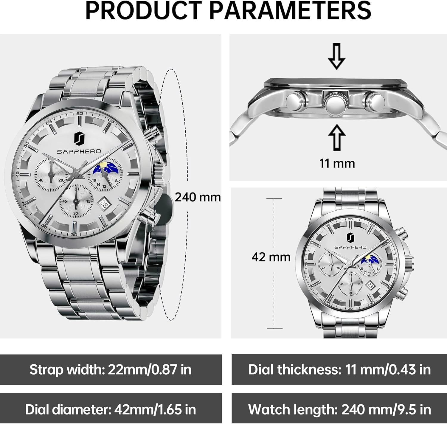 Sapphero Royal Silver