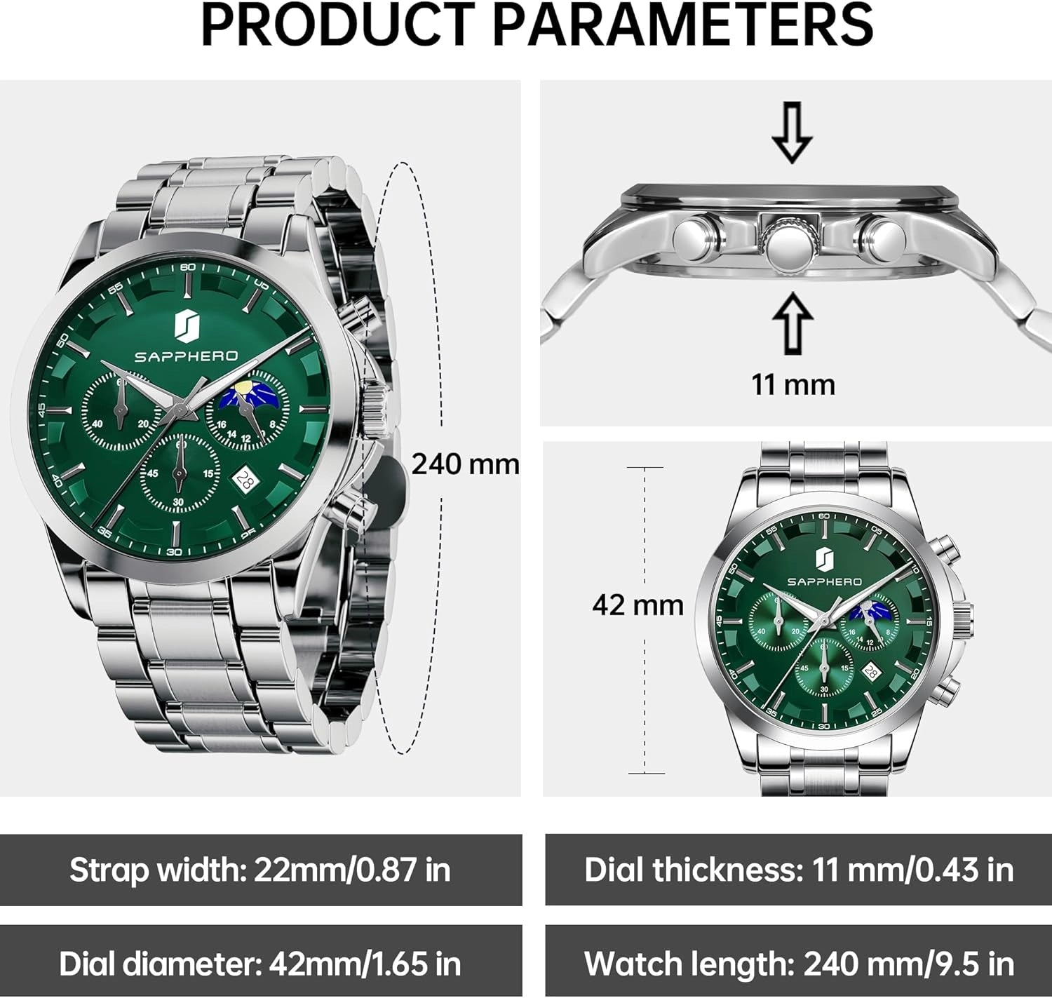 Sapphero Royal Green