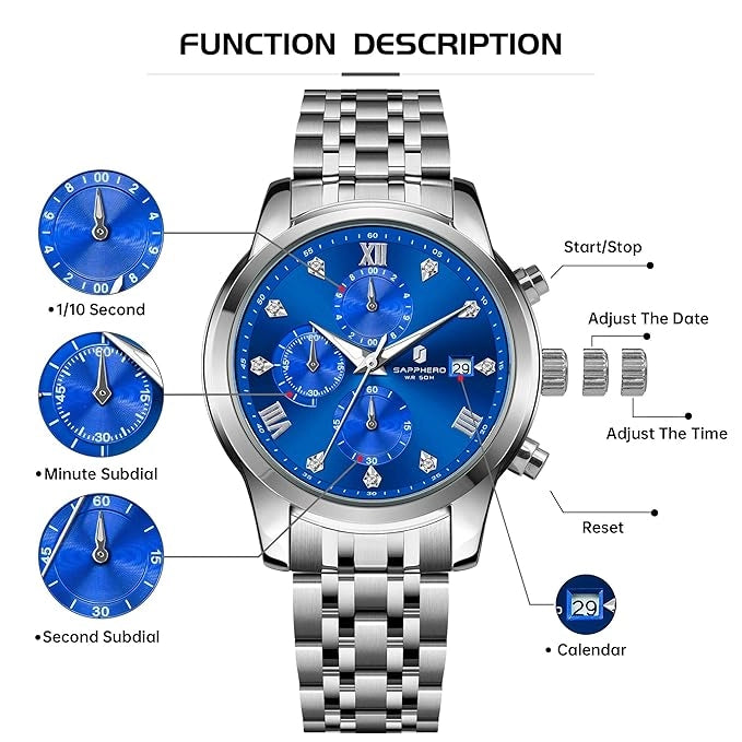 Sapphero Legacy Silver Blue
