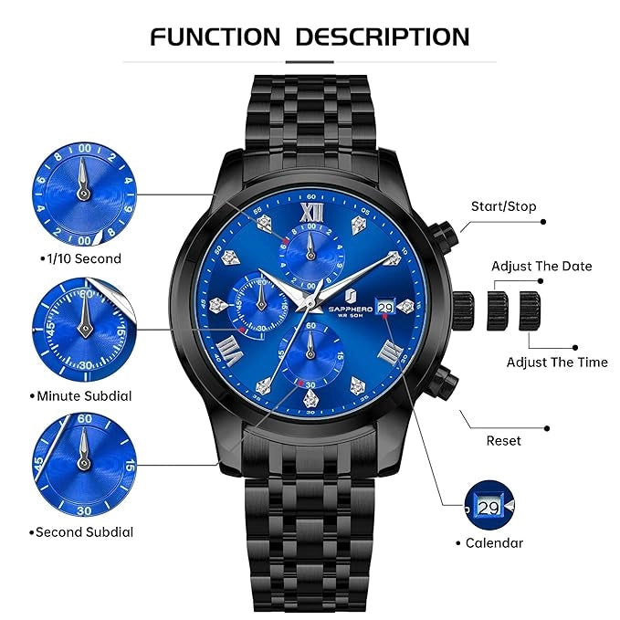 Sapphero Legacy Black Blue