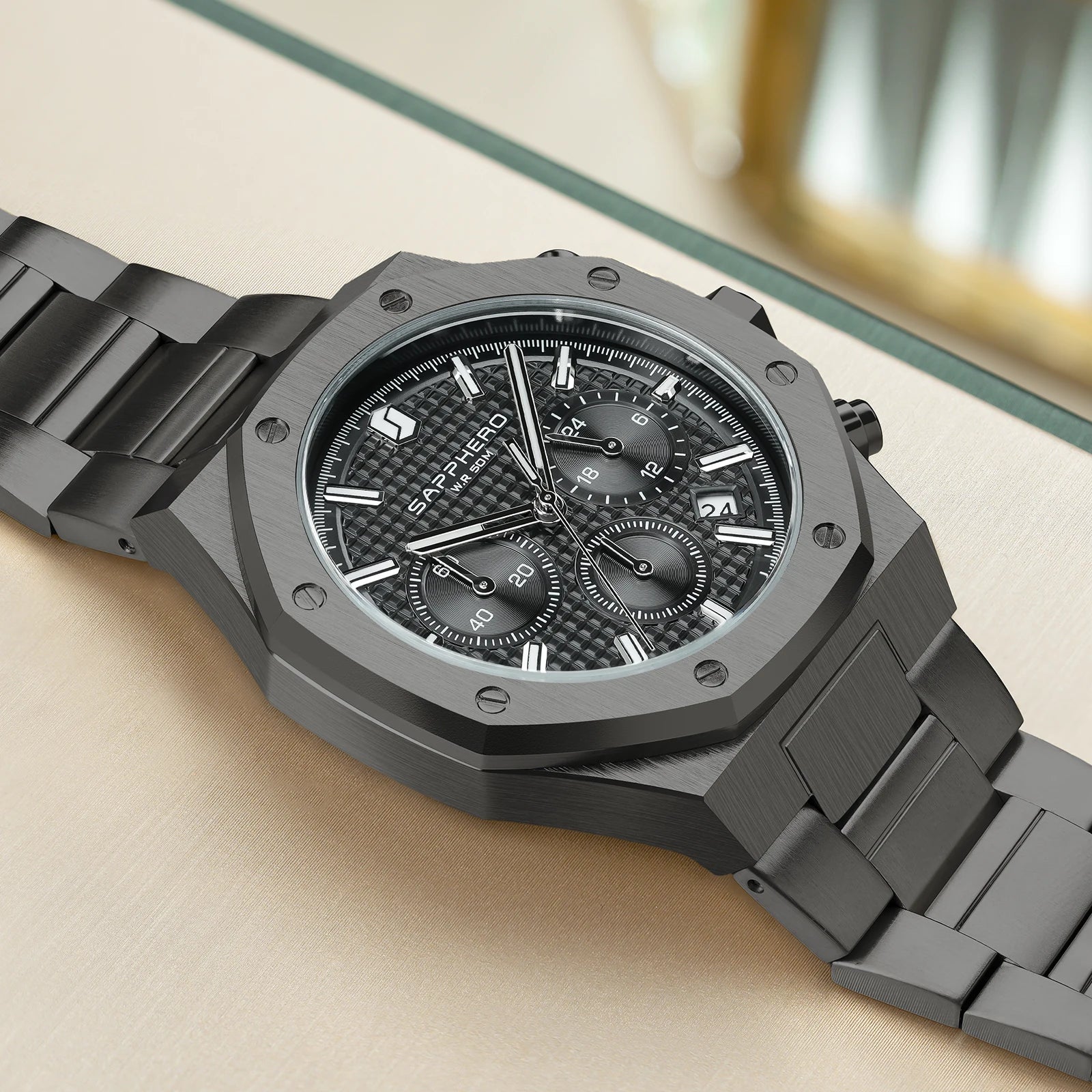 Sapphero Steel Black