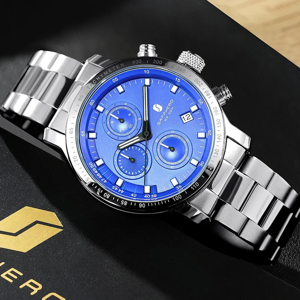 Sapphero Velocity Silver Blue