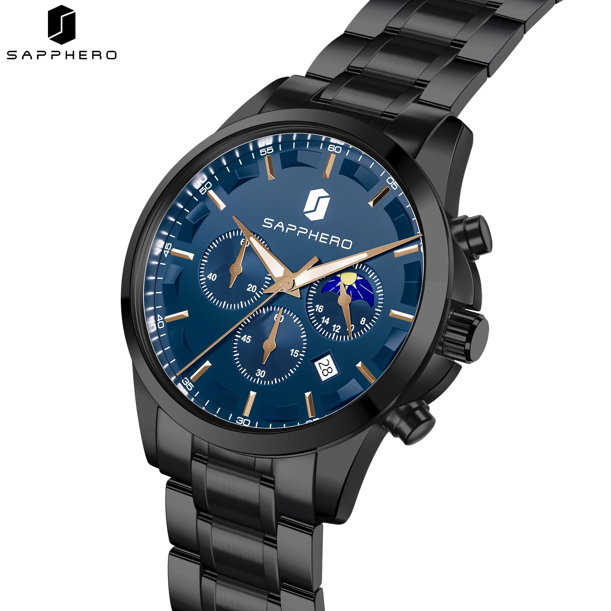 Sapphero Royal Black Blue