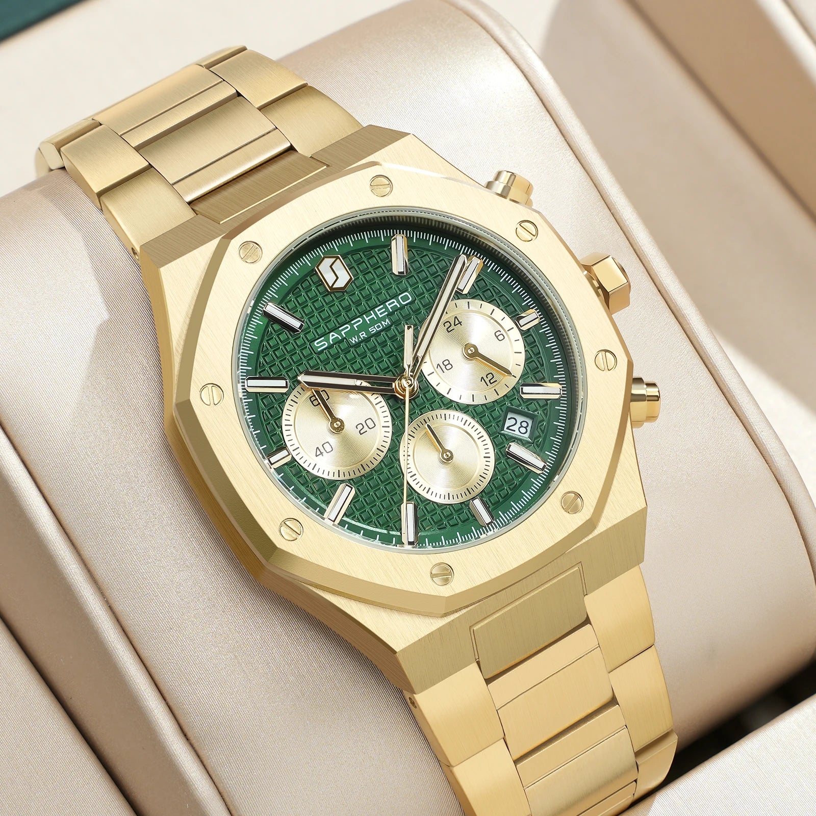 Sapphero Steel Gold