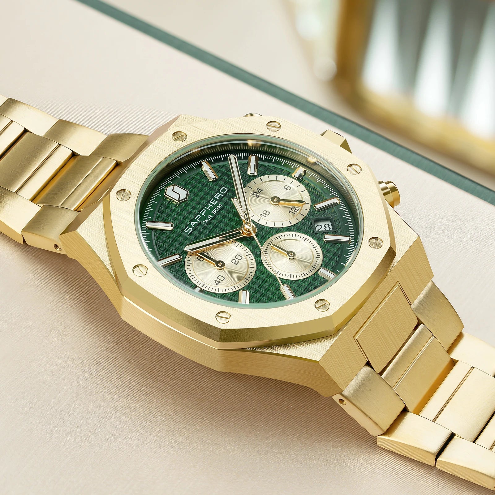 Sapphero Steel Gold