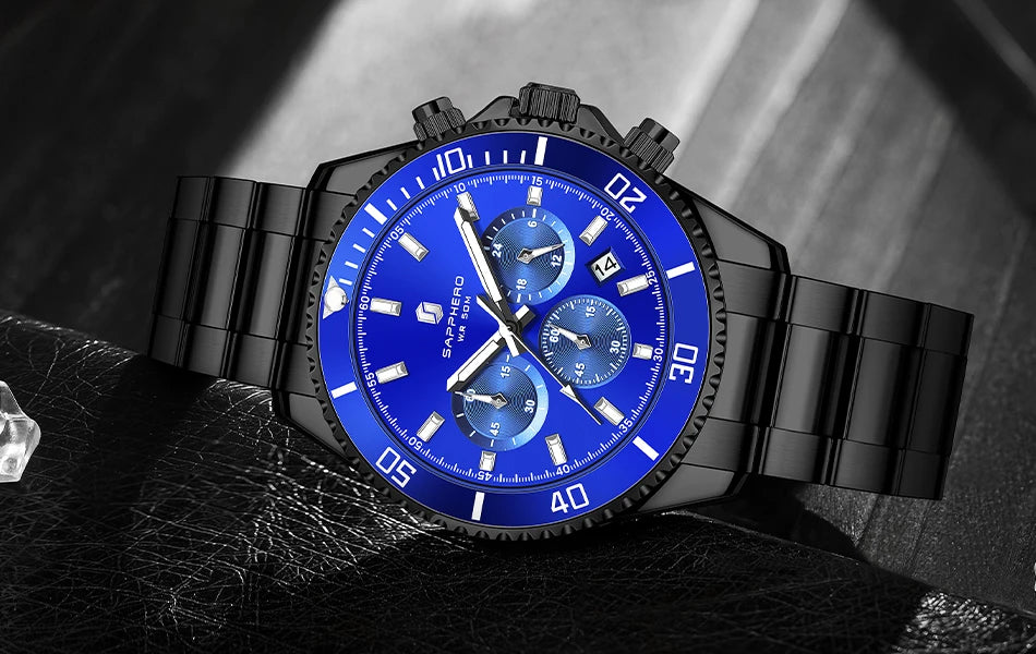 Sapphero Nautilus Blue Black