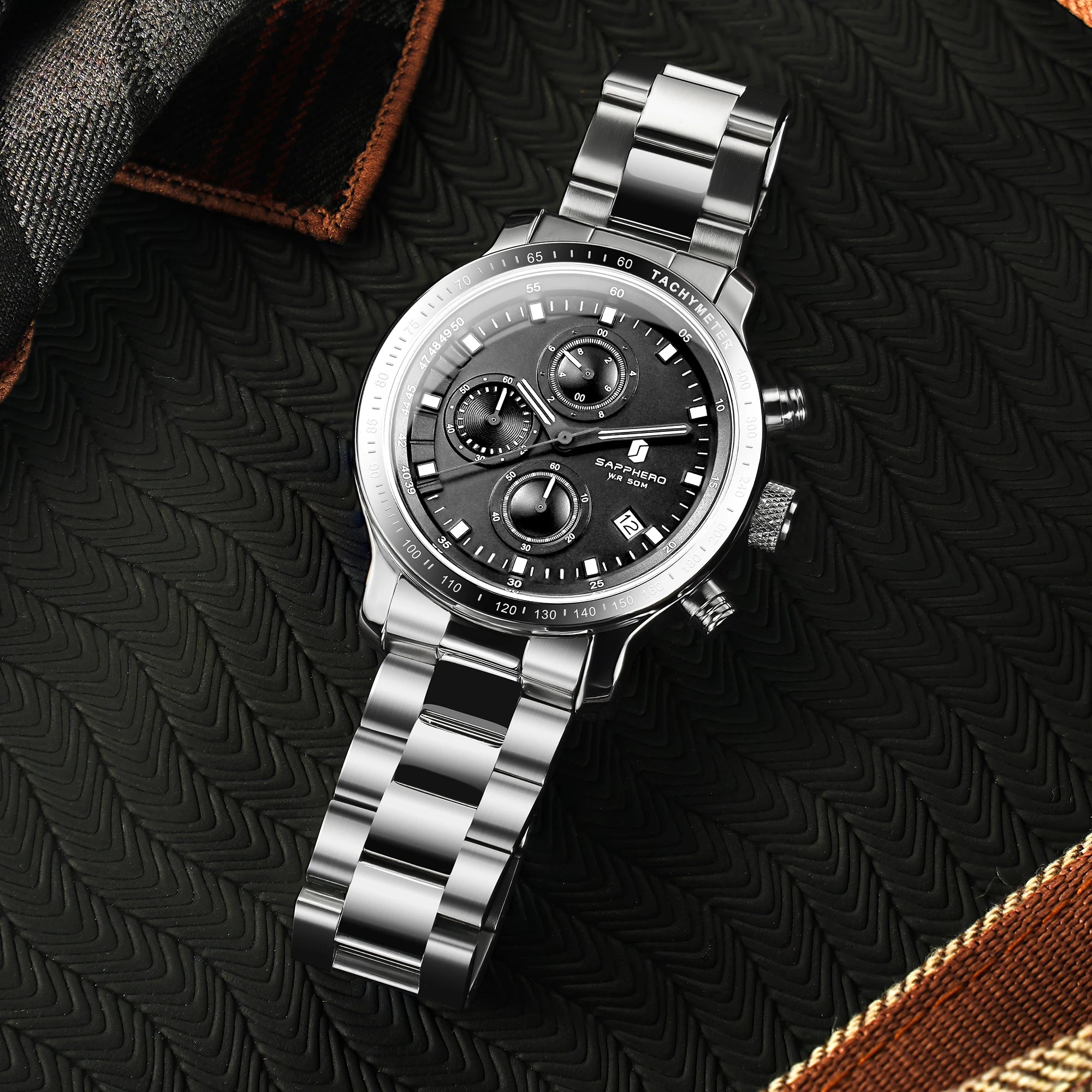 Sapphero Velocity Silver Black