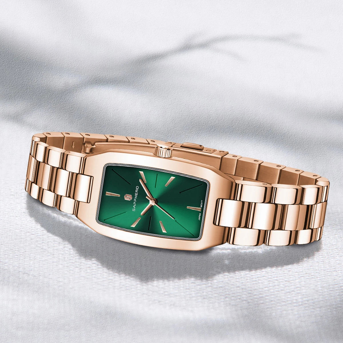 Relógio Feminino Sapphero Prestige Rose Green