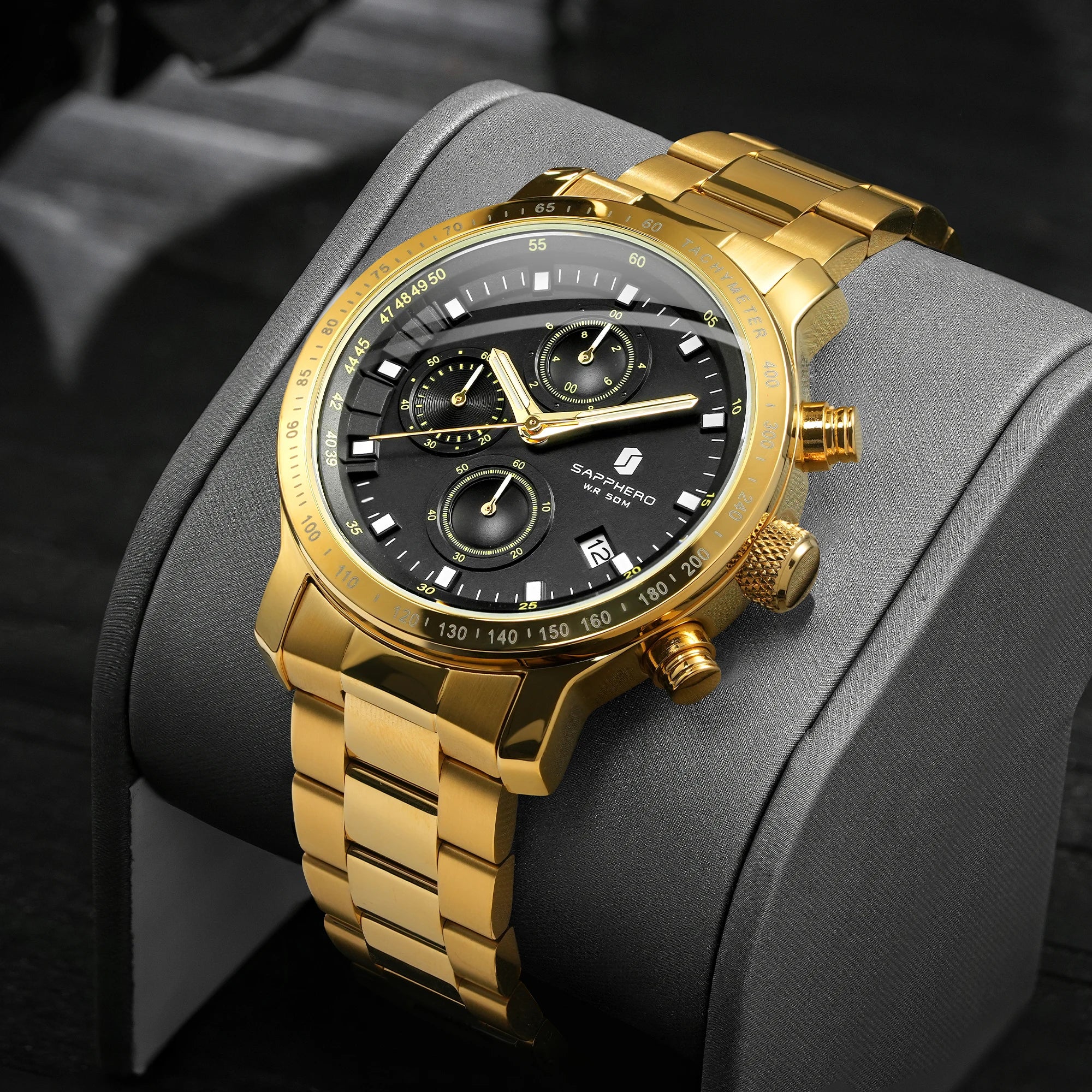 Sapphero Velocity Gold Black