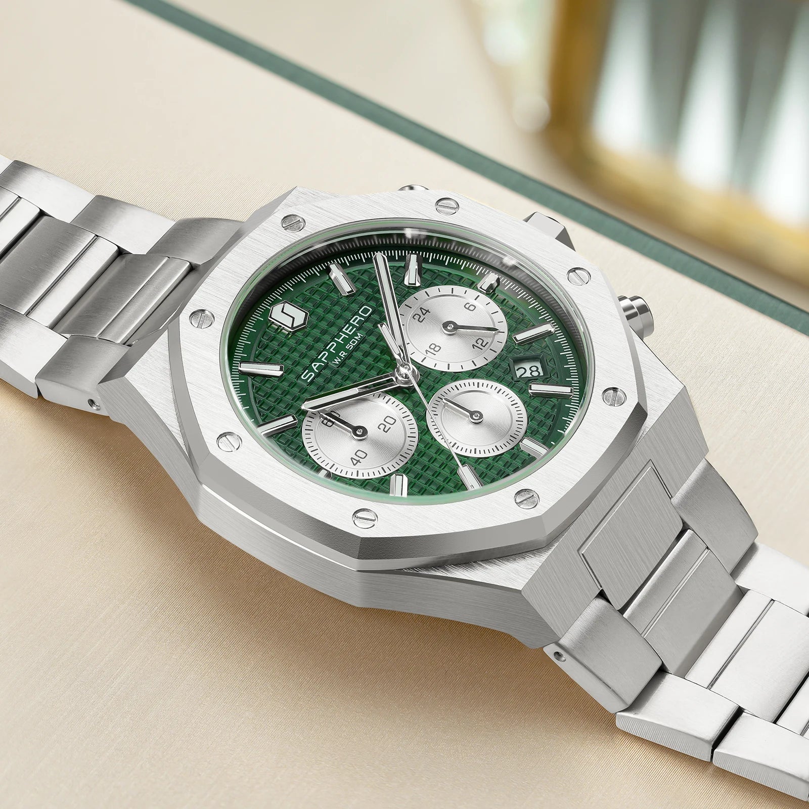 Sapphero Steel Green