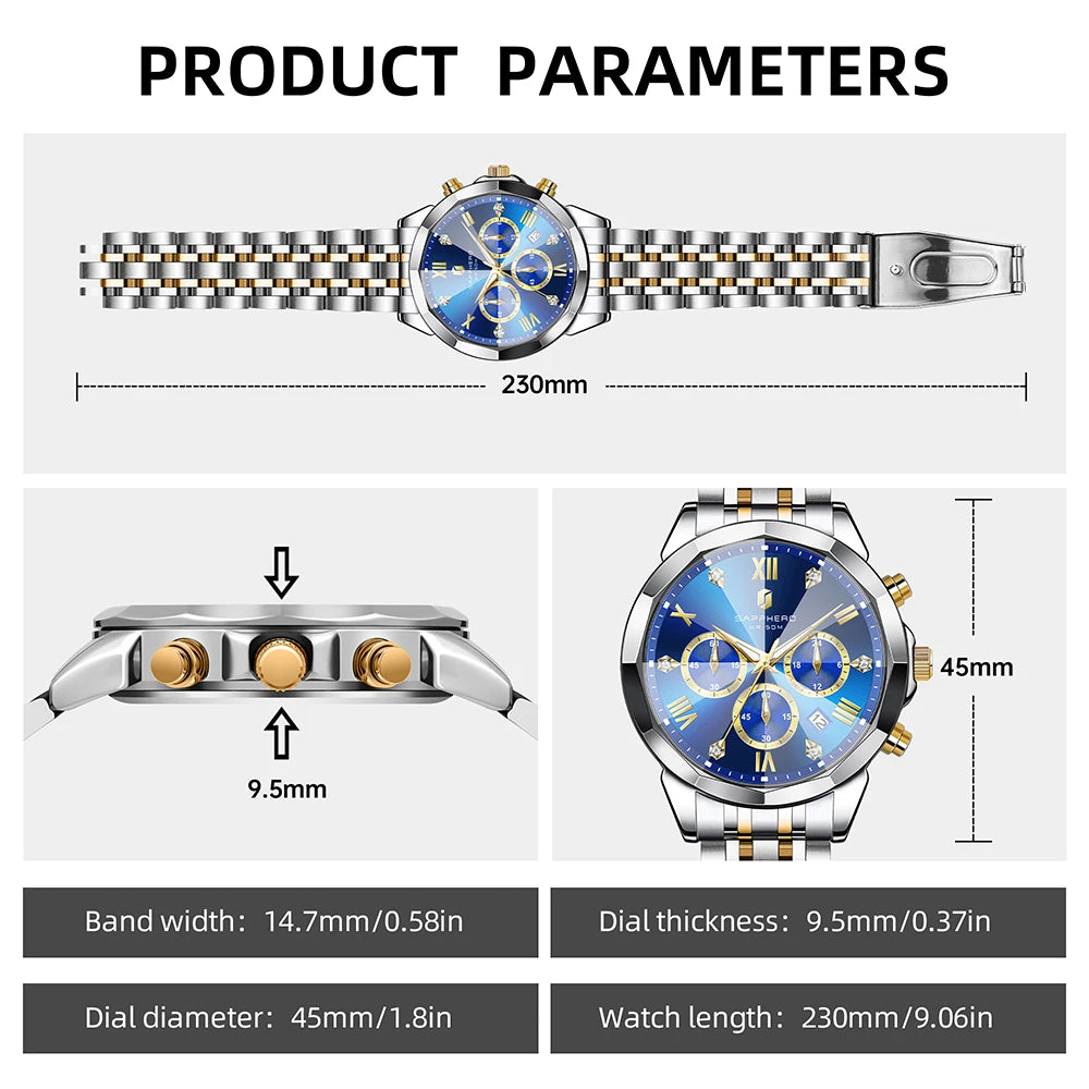 Sapphero Diamond Gold Blue