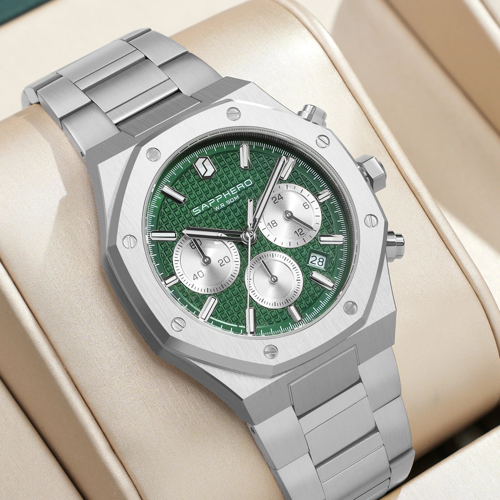 Sapphero Steel Green