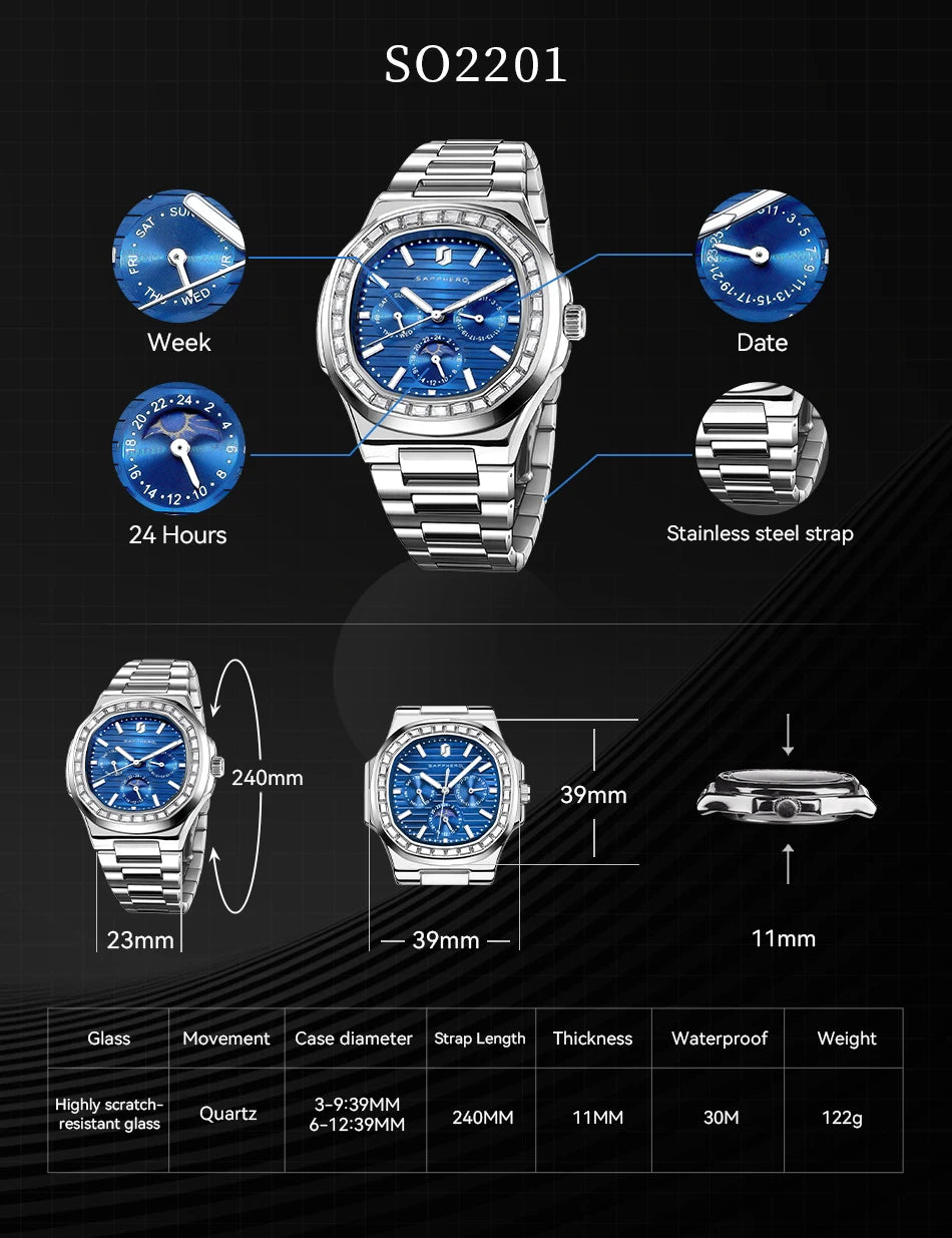 Sapphero Horizon Blue