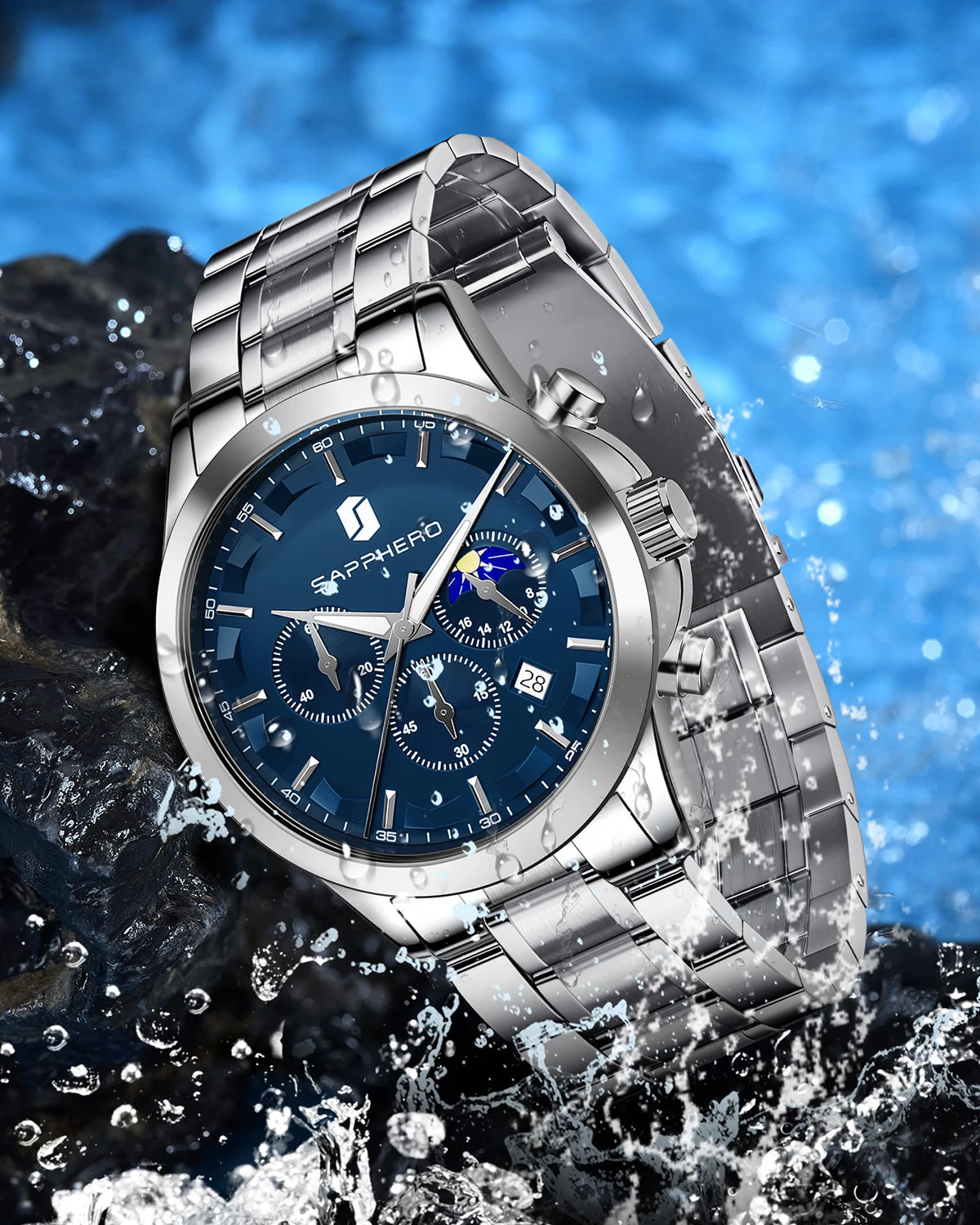 Sapphero Royal Silver Blue