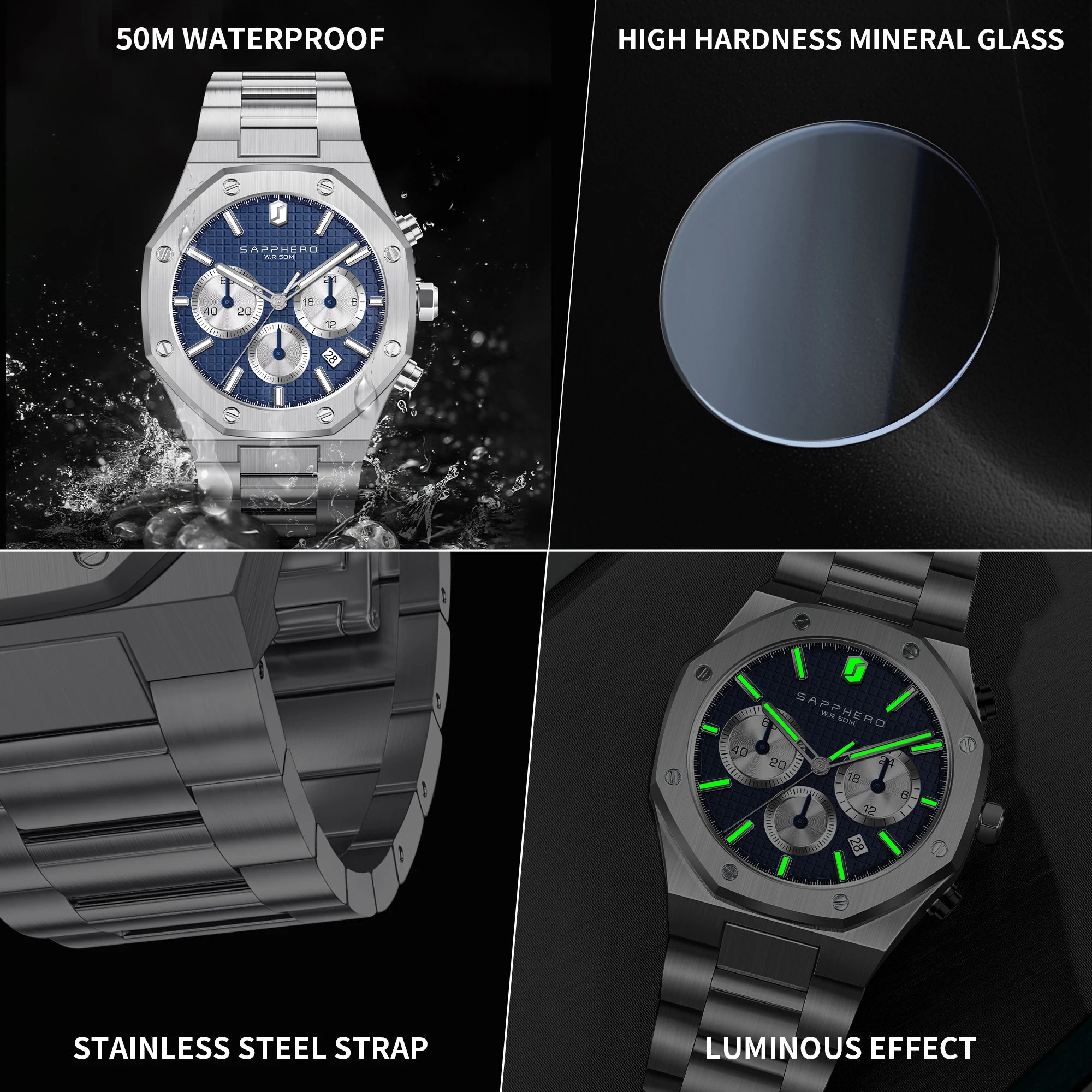 Sapphero Steel Blue