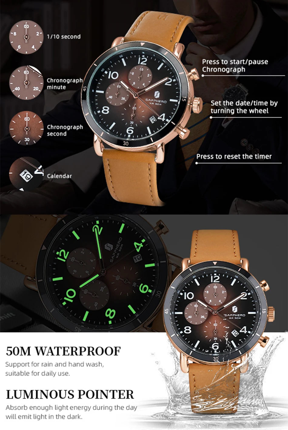 Sapphero Classic Black Meteorite