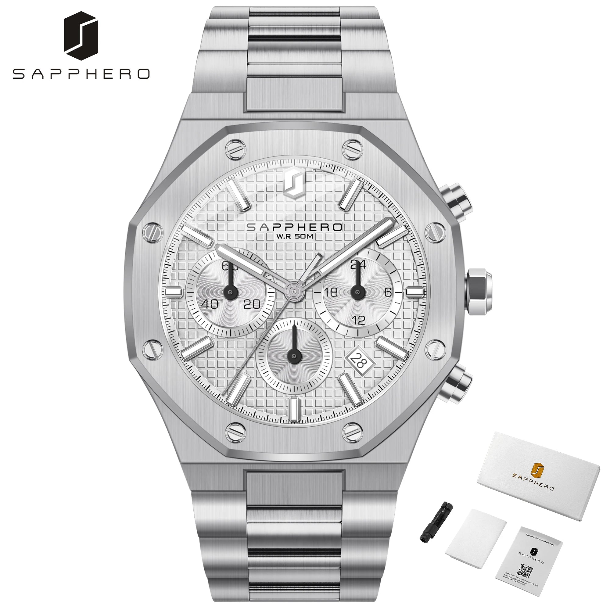 Sapphero Steel White