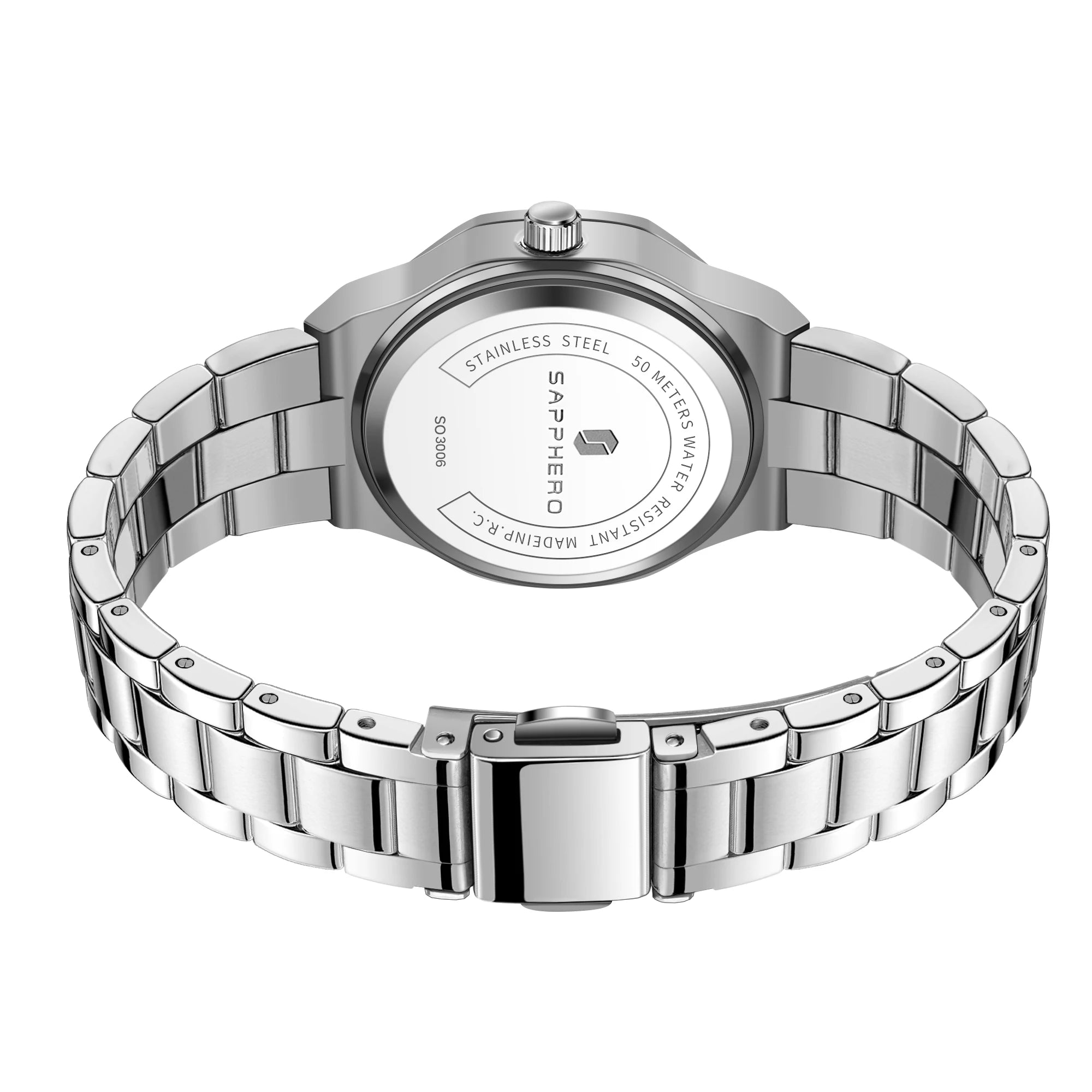 Relógio Feminino Sapphero Crystal Pink