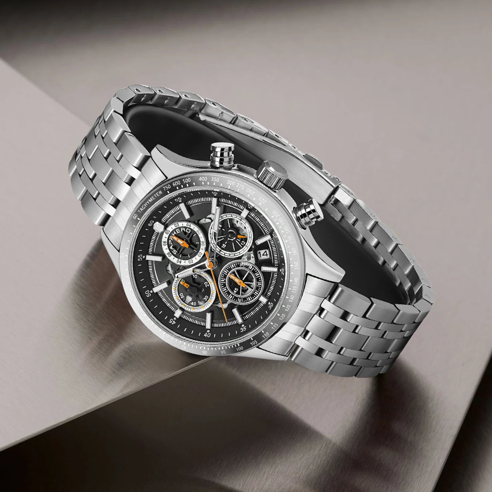 Sapphero Fusion Silver Black