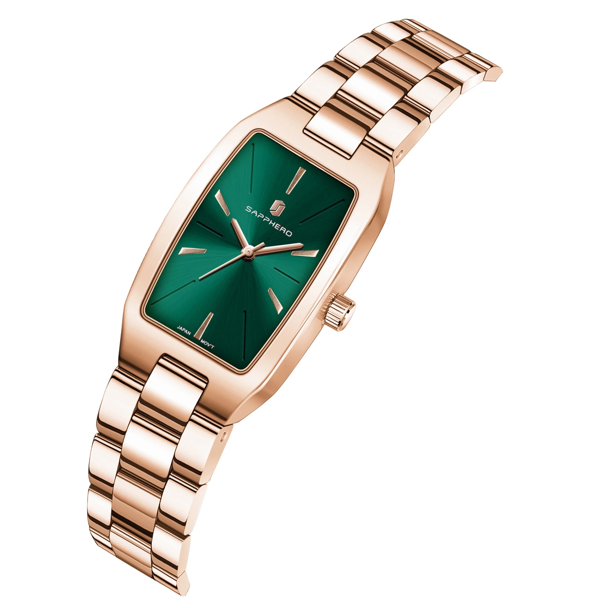 Relógio Feminino Sapphero Prestige Rose Green