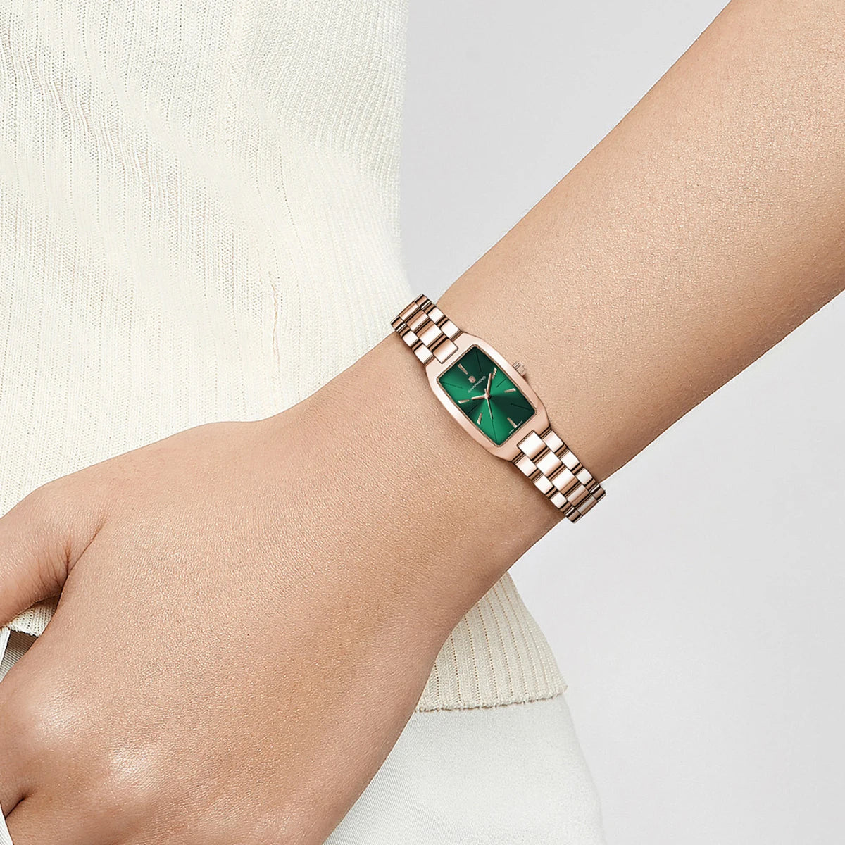 Relógio Feminino Sapphero Prestige Rose Green