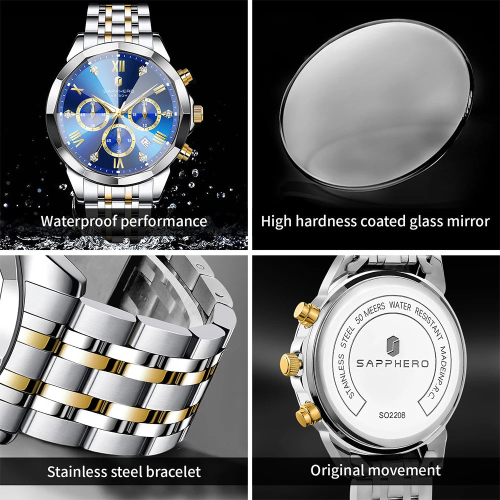 Sapphero Diamond Gold Blue