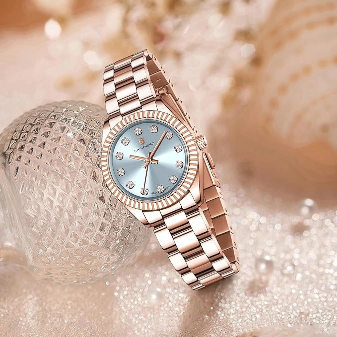 Relógio Feminino Sapphero Lily Rose Gray