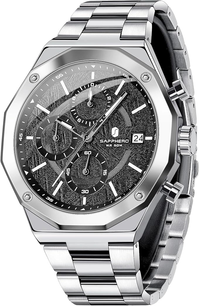 Sapphero Imperial Silver Black Meteorite