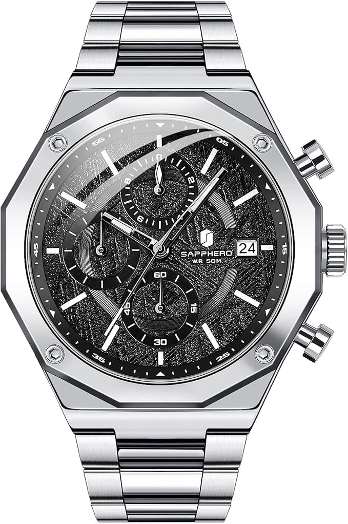 Sapphero Imperial Silver Black Meteorite