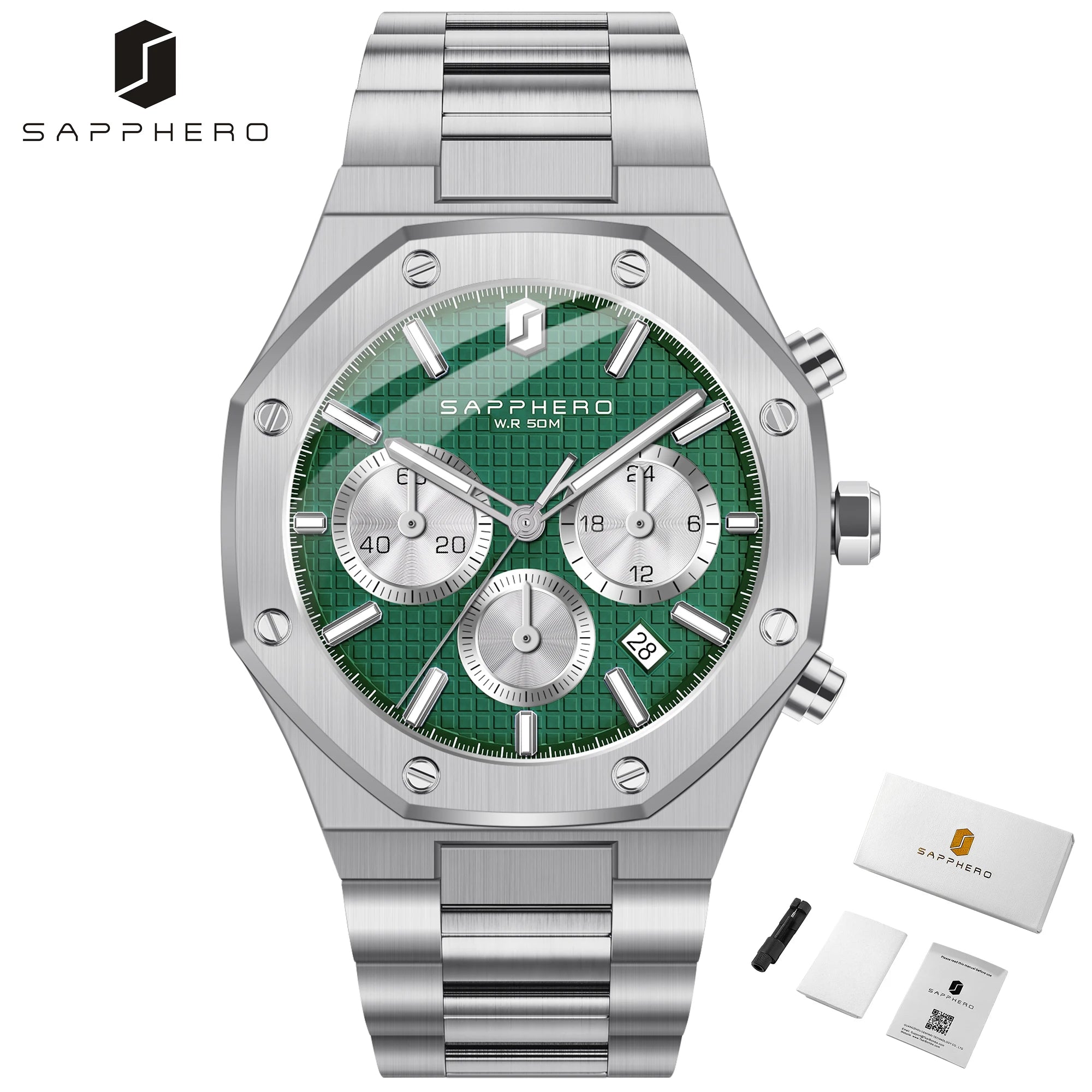 Sapphero Steel Green