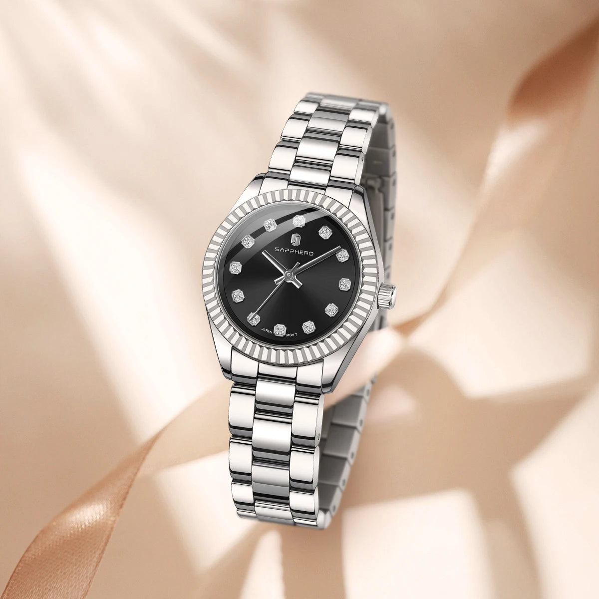 Relógio Feminino Sapphero Lily Black