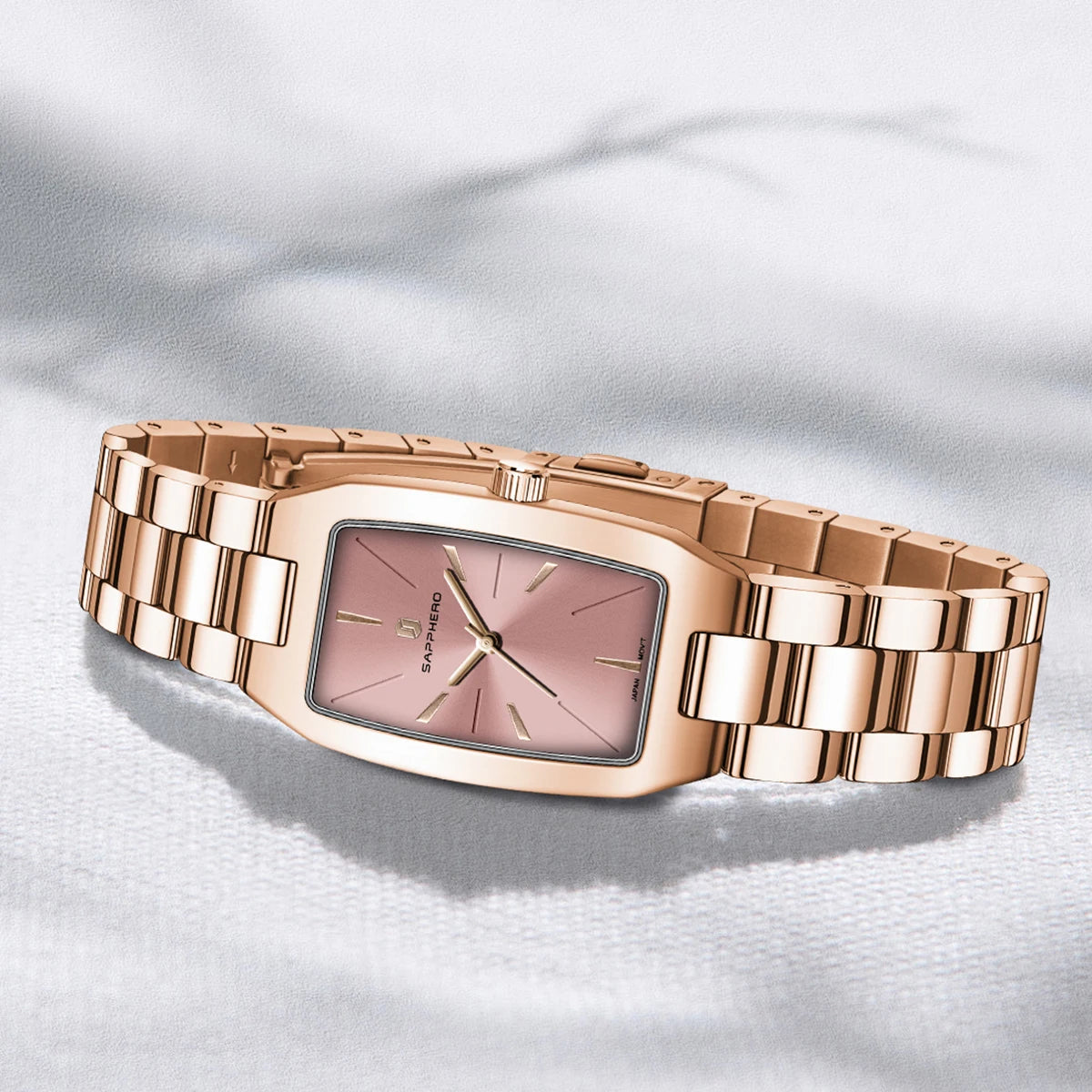 Relógio Feminino Sapphero Prestige Rose Pink