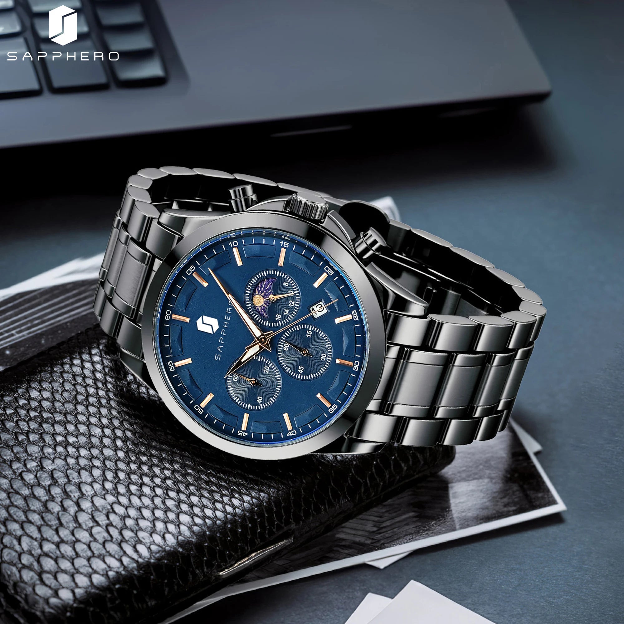 Sapphero Royal Black Blue