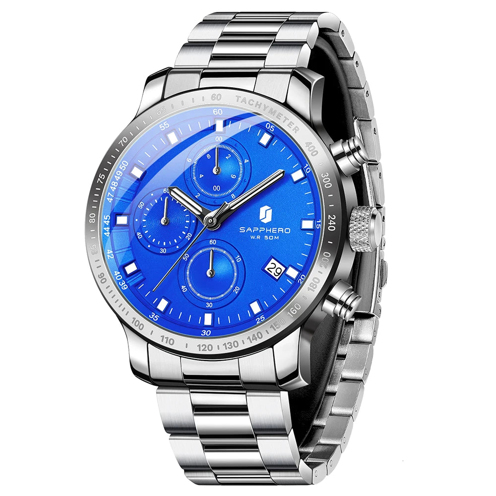 Sapphero Velocity Silver Blue
