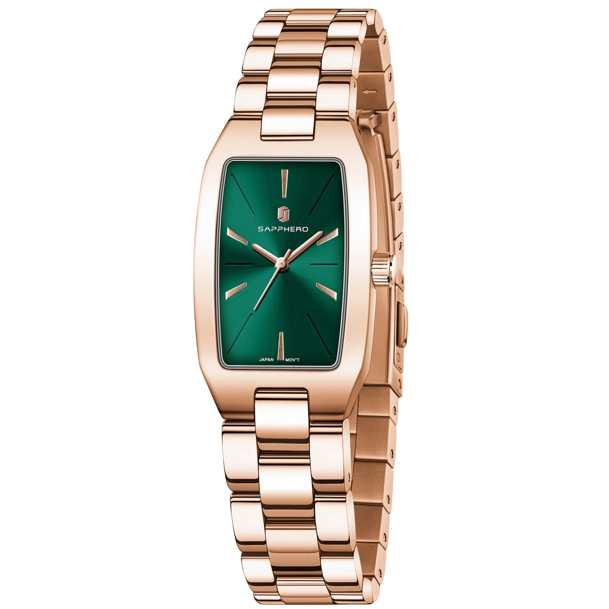 Relógio Feminino Sapphero Prestige Rose Green
