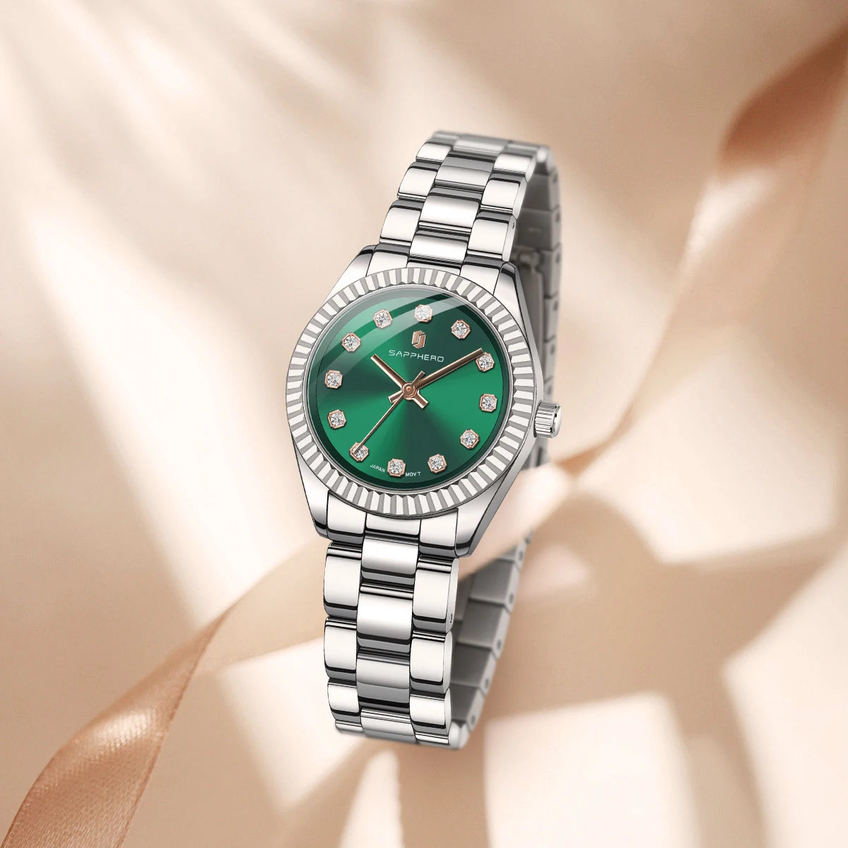 Relógio Feminino Sapphero Lily Green