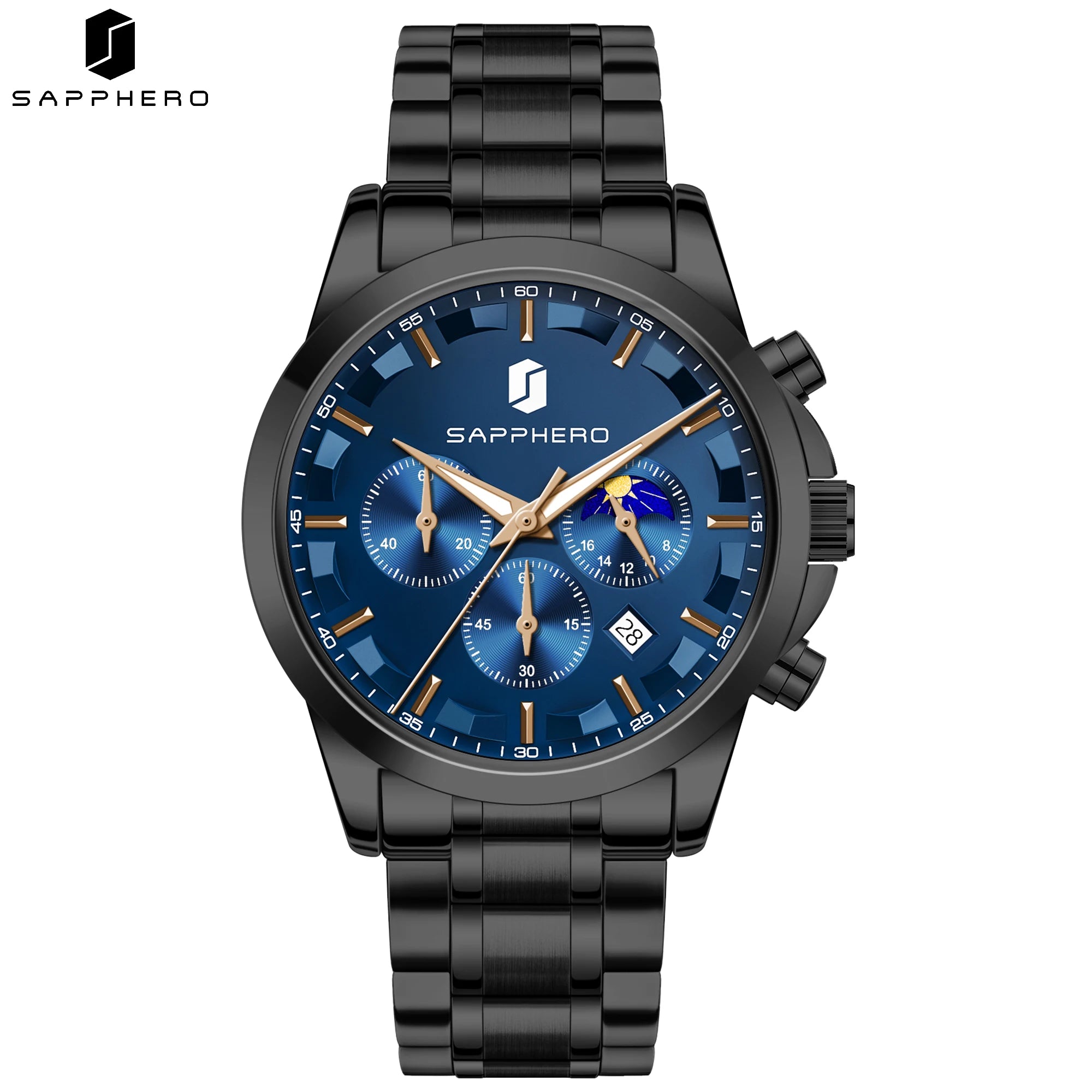 Sapphero Royal Black Blue