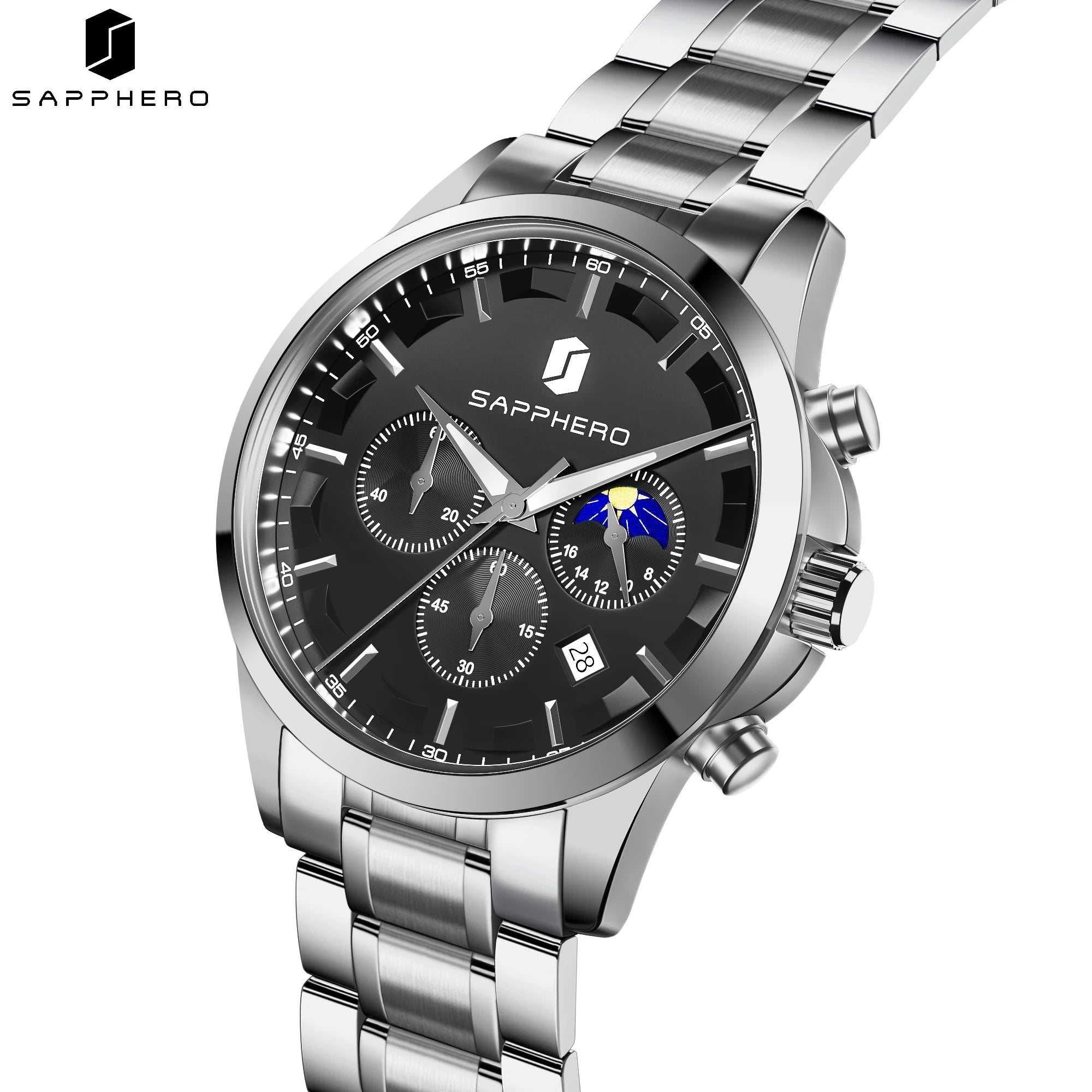 Sapphero Royal Silver Black